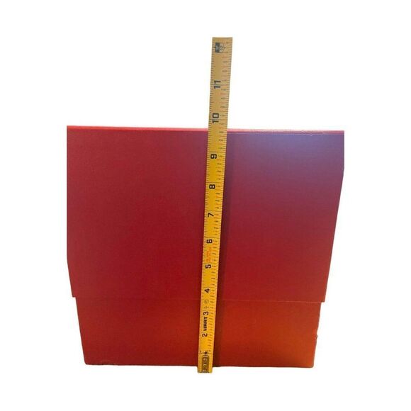 Moser Large Red Decanter Pebbles Empty Box Insert Storage 10”x9.25”x9.75” Gift - Picture 10 of 10